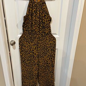 Leopard Print Jumpsuit